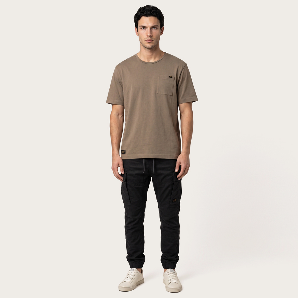 Heavyweight Pocket Tee Ash Brown – view 5