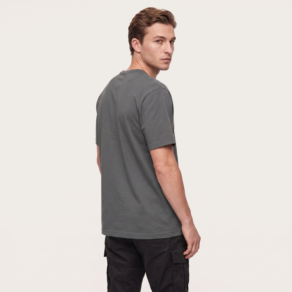 Heavyweight Pocket Tee Slate Grey – view 7