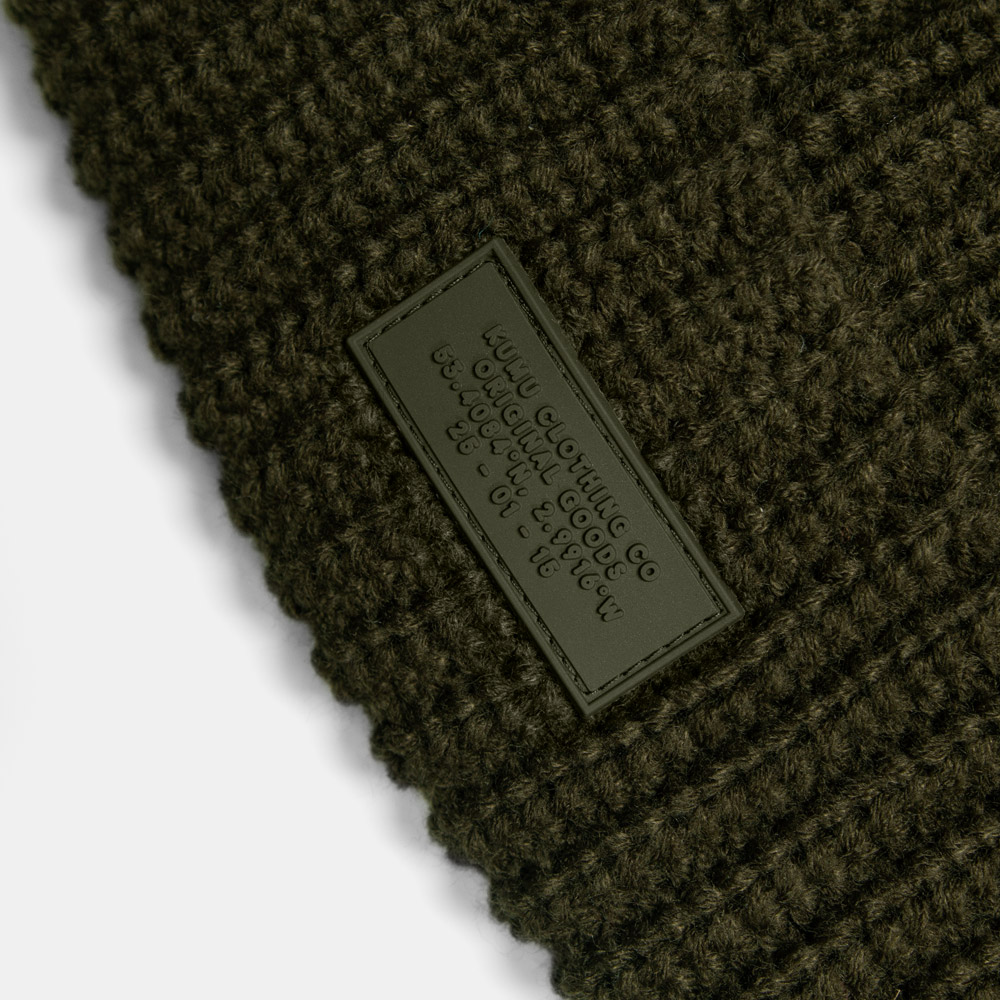 Tonal Beanie - Khaki – view 2