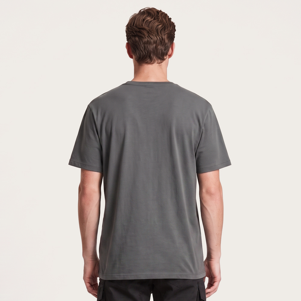 Heavyweight Pocket Tee Slate Grey – view 2