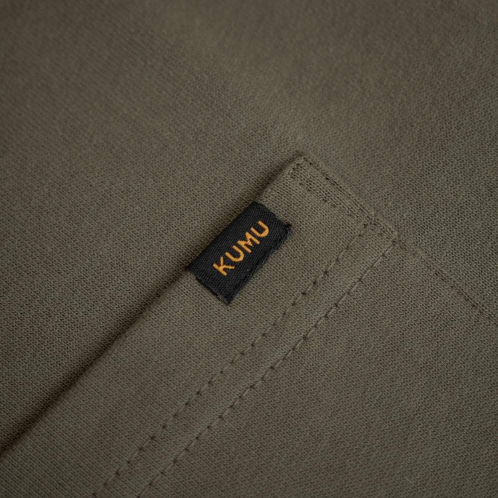 Heavyweight Pocket Tee Ash Brown – view 3