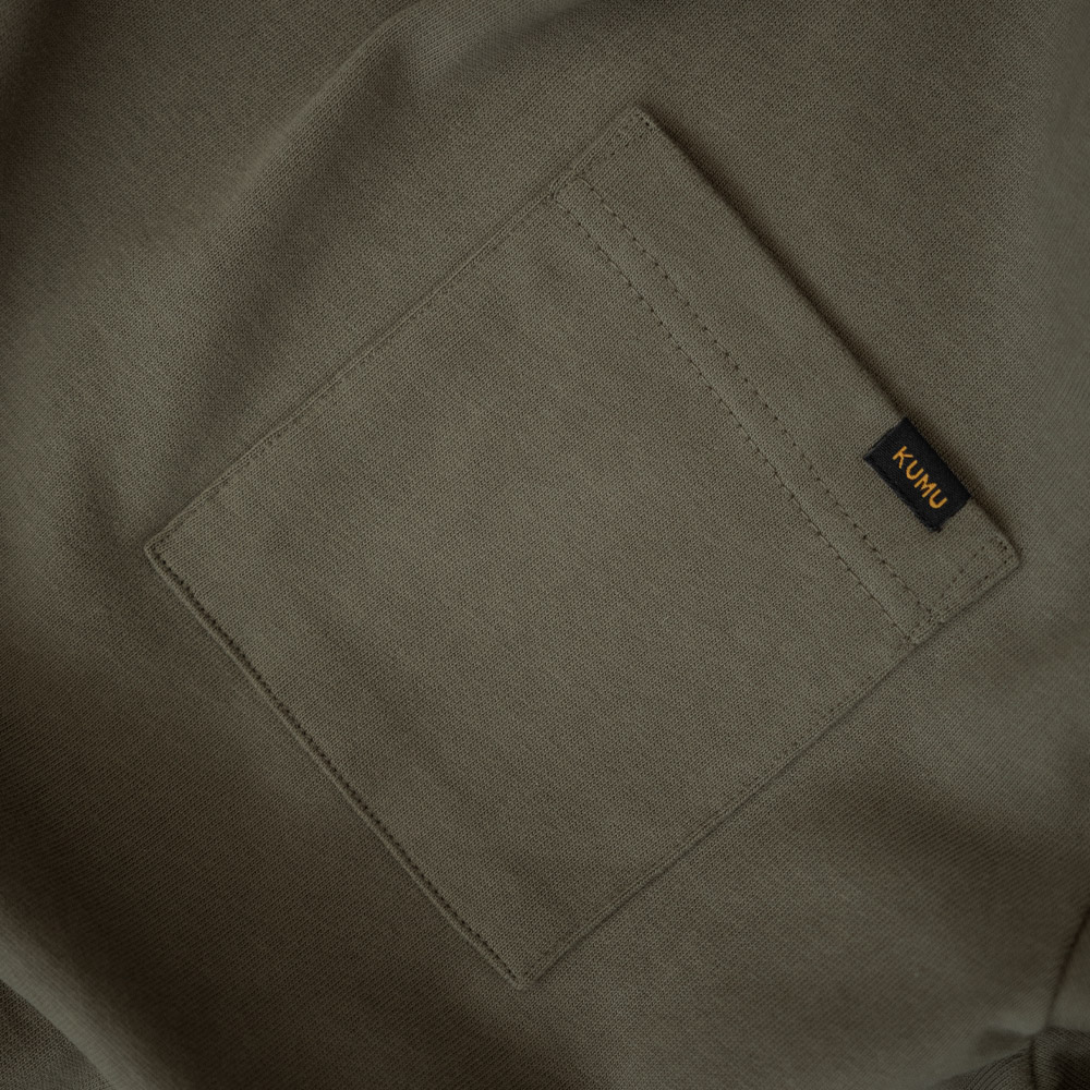 Heavyweight Pocket Tee Ash Brown – view 7
