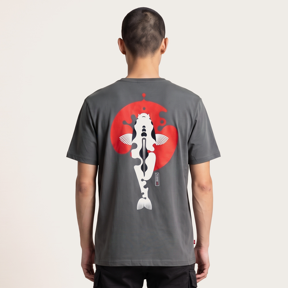 Rising Sun Tee Grey – view 7