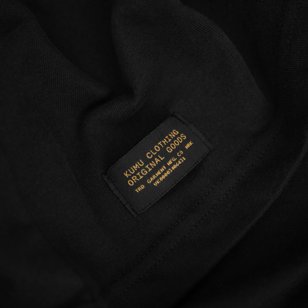 Heavyweight Pocket Tee Black – view 4
